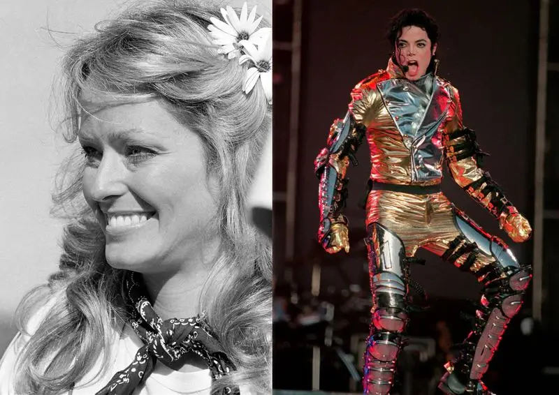 Michael Jackson and Farrah Fawcett.